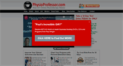 Desktop Screenshot of physioprofessor.com